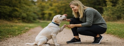 aide comportementale pour le jeune chien 