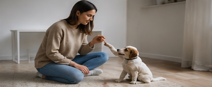 �duquer um chiot pour qu'il soit sage 